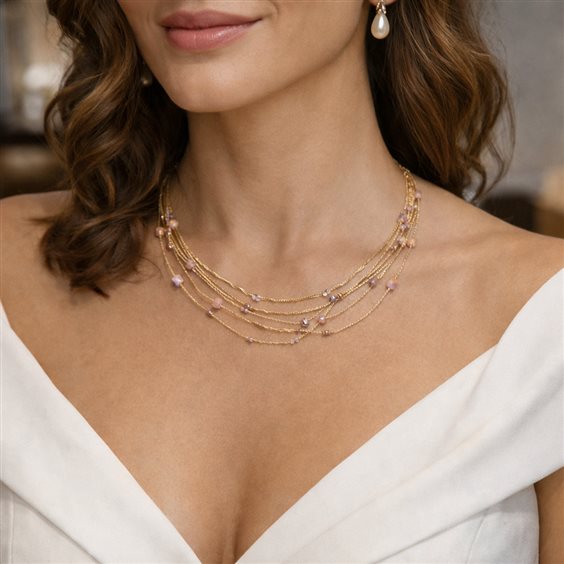 Collier Cianfrone Gioielli Femme in Or COOR-93-198 - COOR-93-198